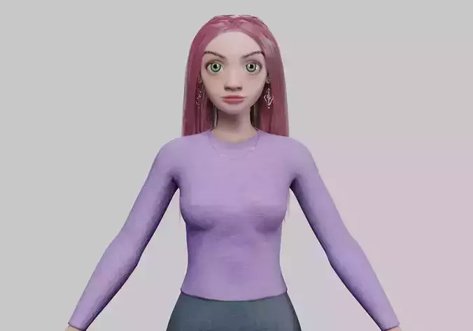 young beautiful girl V31356 