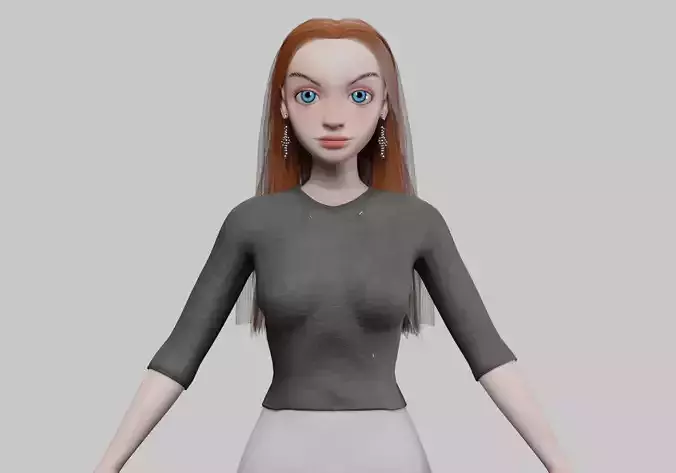 teen young girl V30438 