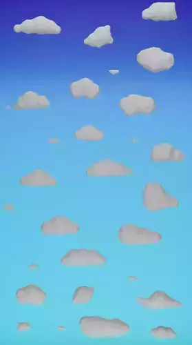 SkyScape Low Poly Clouds