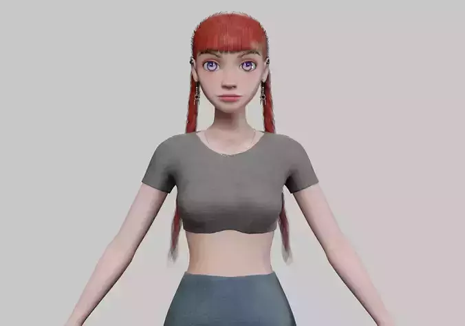 classic pretty girl V26493 