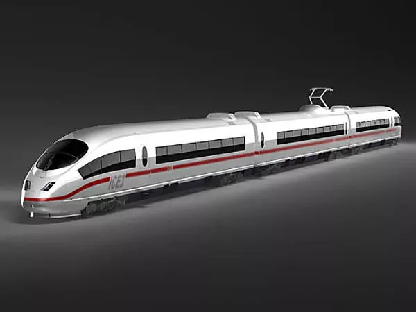 ICE 3 train 3D model_0