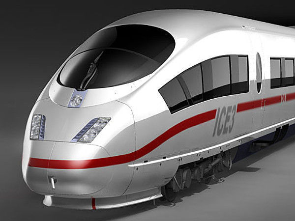 ICE 3 train 3D model_1