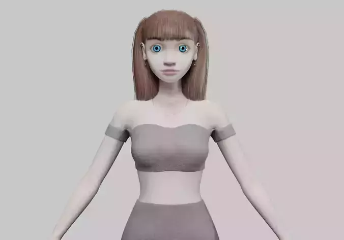 basic young girl V20799 