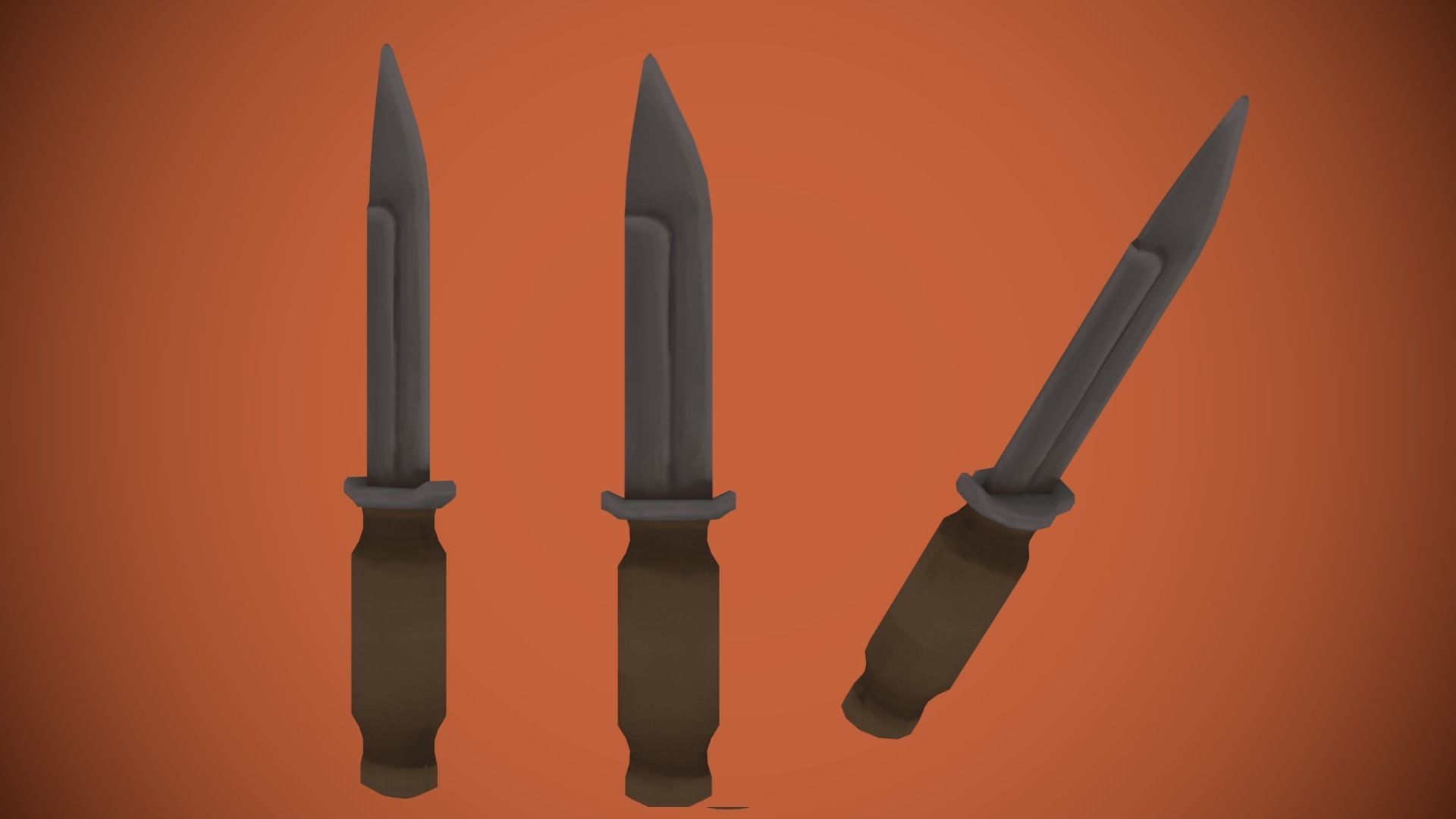 Adventurous - Melee Weapons Low-poly 3D model_7