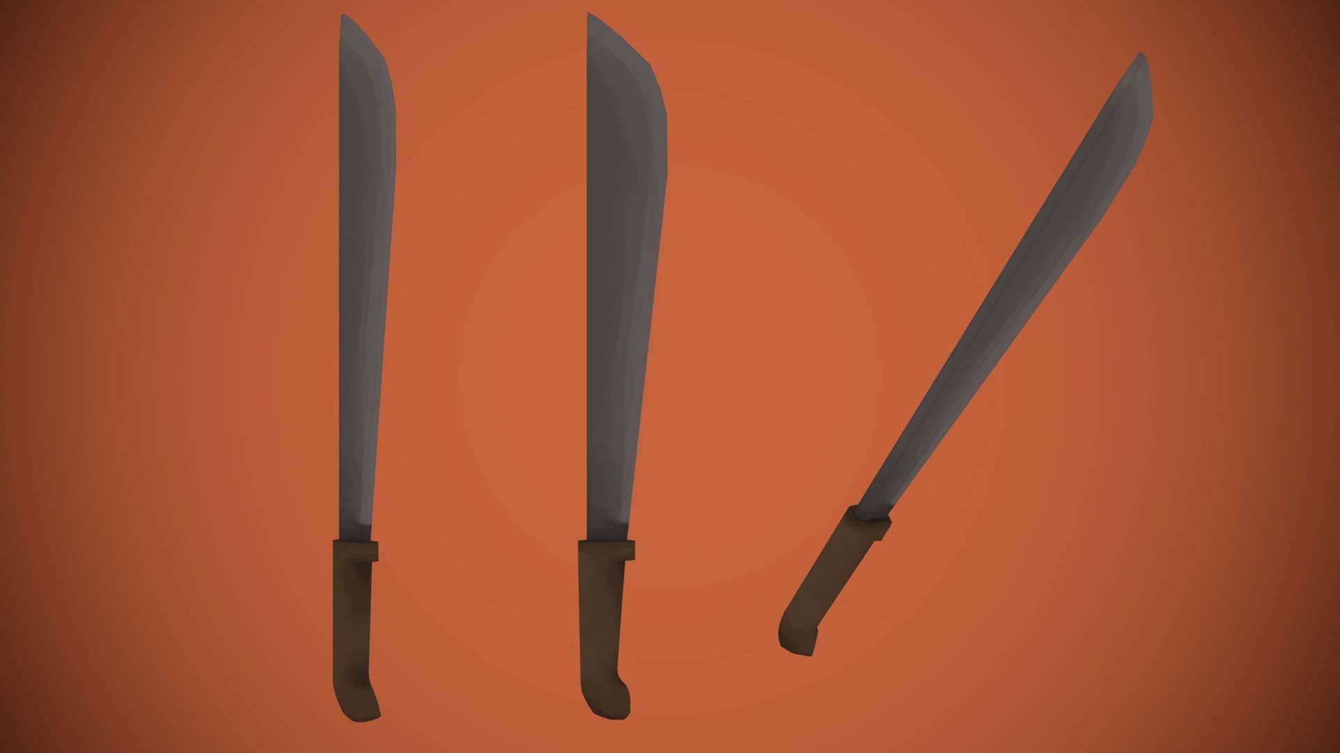 Adventurous - Melee Weapons Low-poly 3D model_10