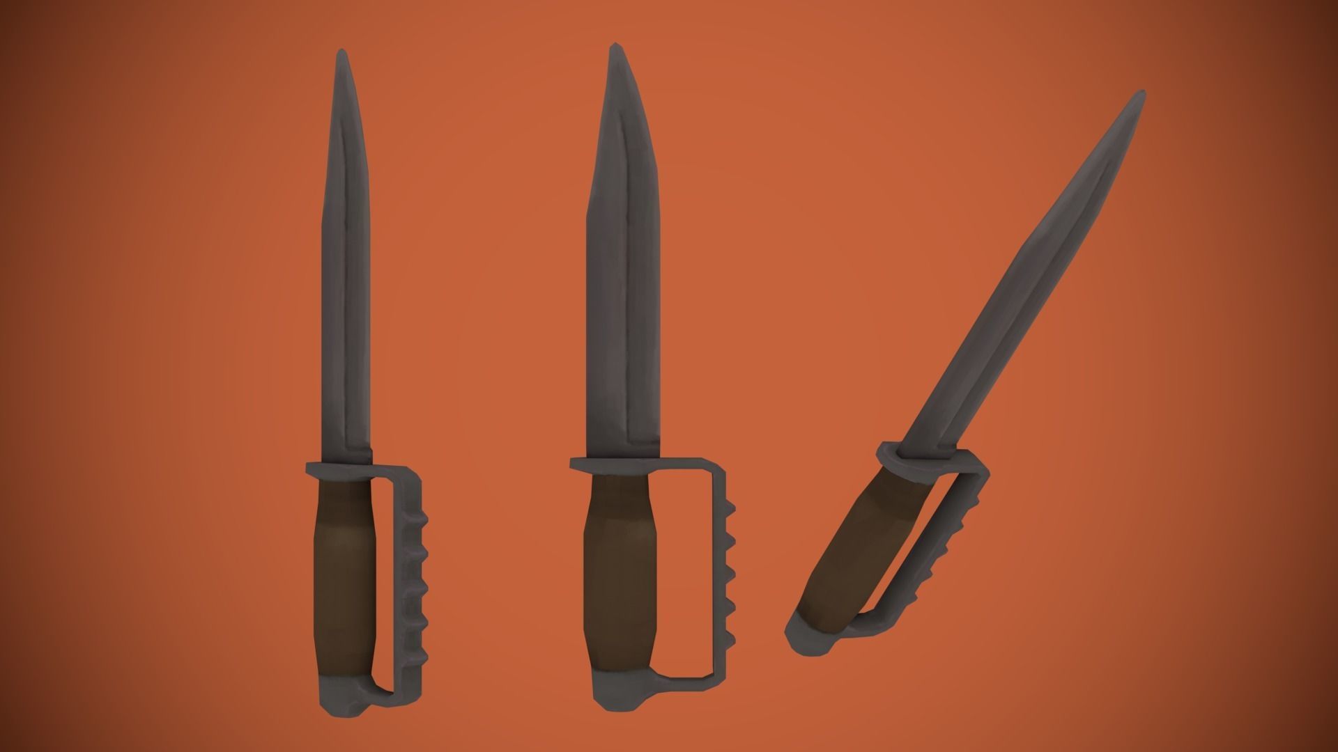 Adventurous - Melee Weapons Low-poly 3D model_6