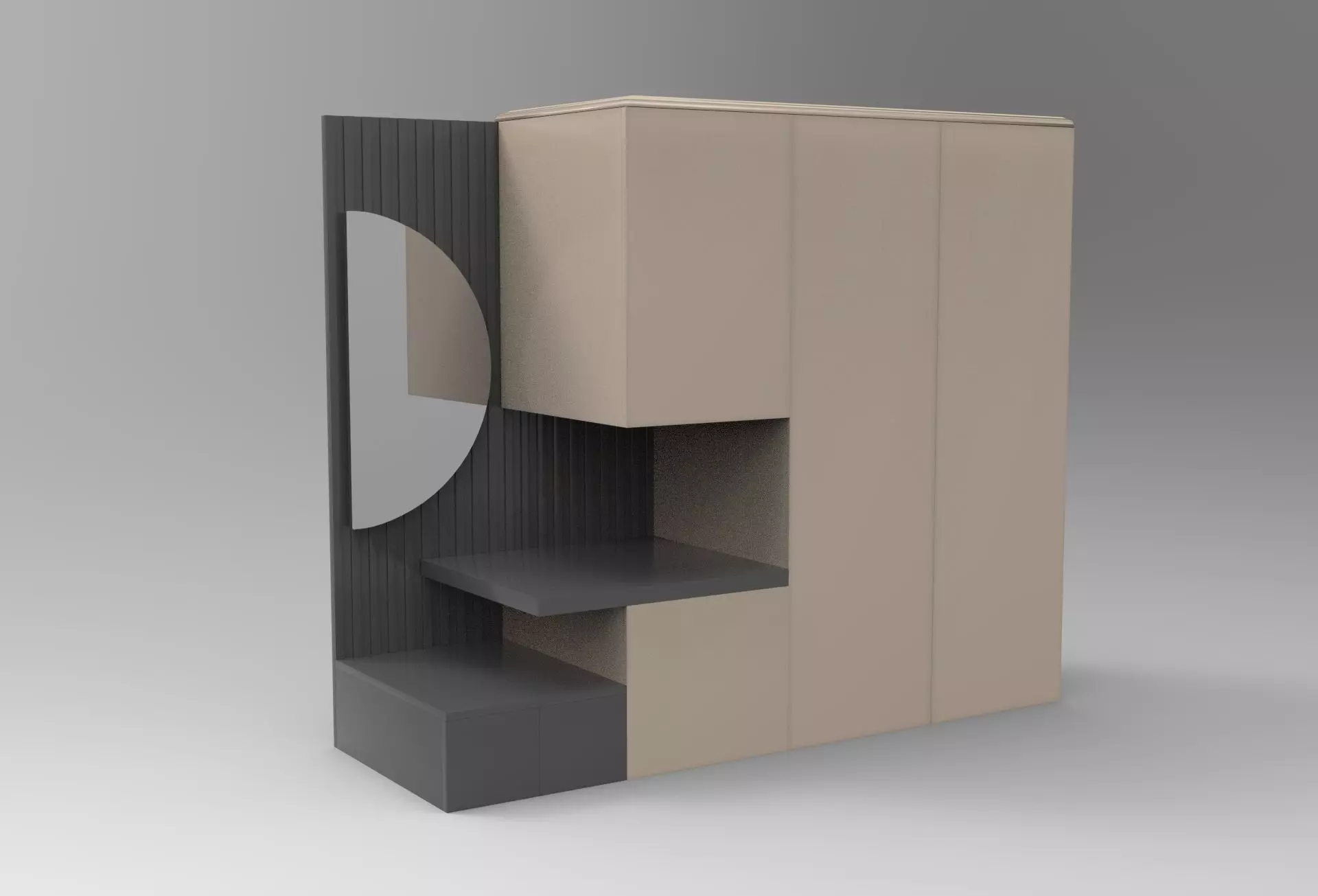 Pingu Cloakroom Low-poly 3D model_0