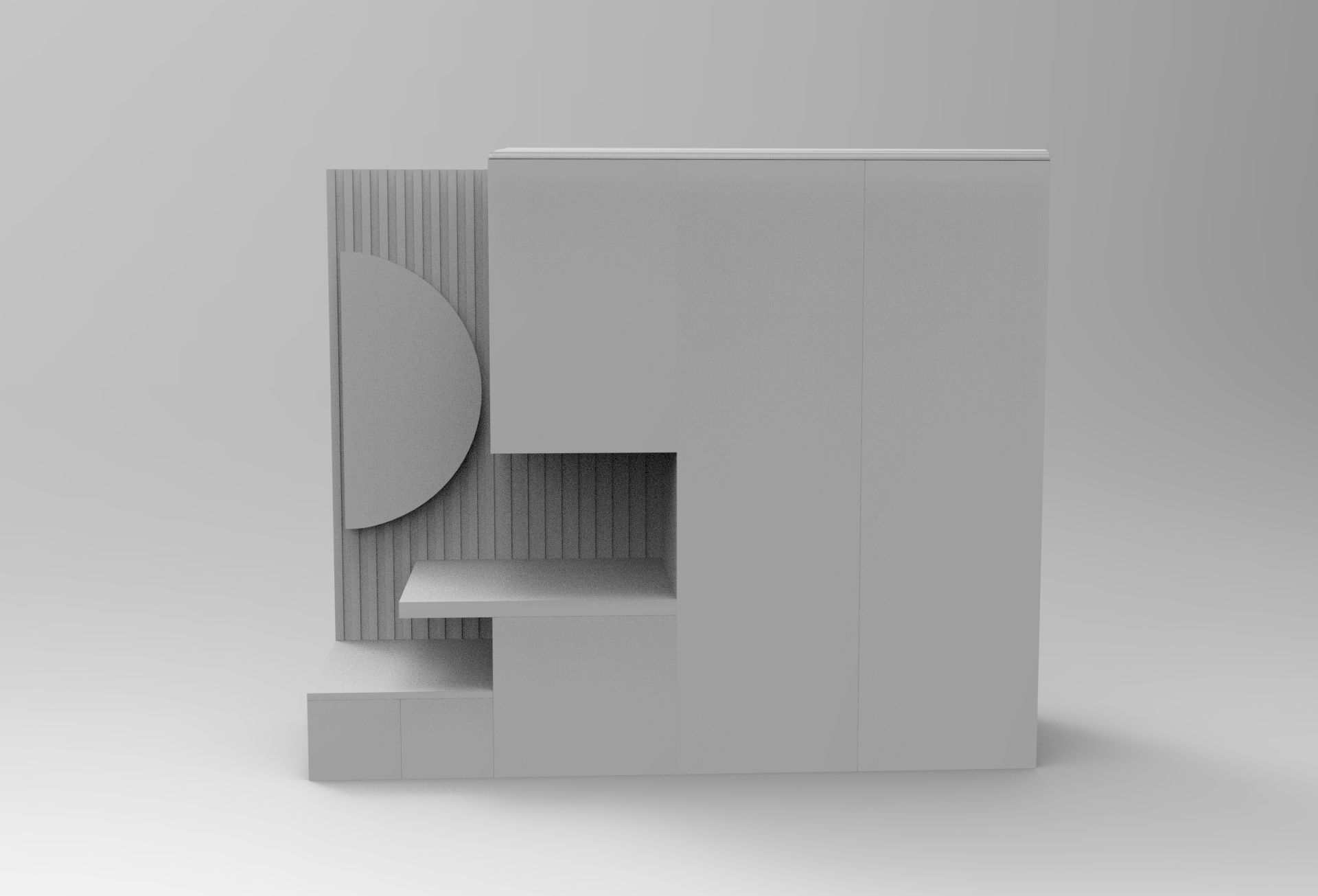 Pingu Cloakroom Low-poly 3D model_8