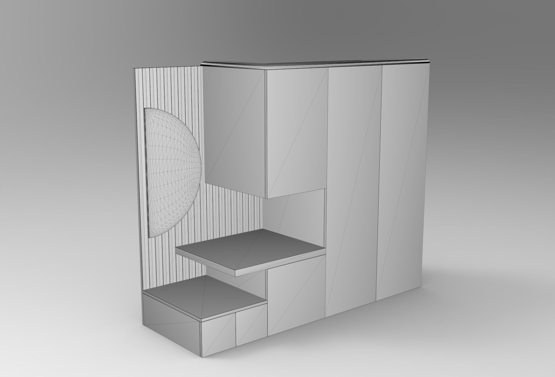 Pingu Cloakroom Low-poly 3D model_5