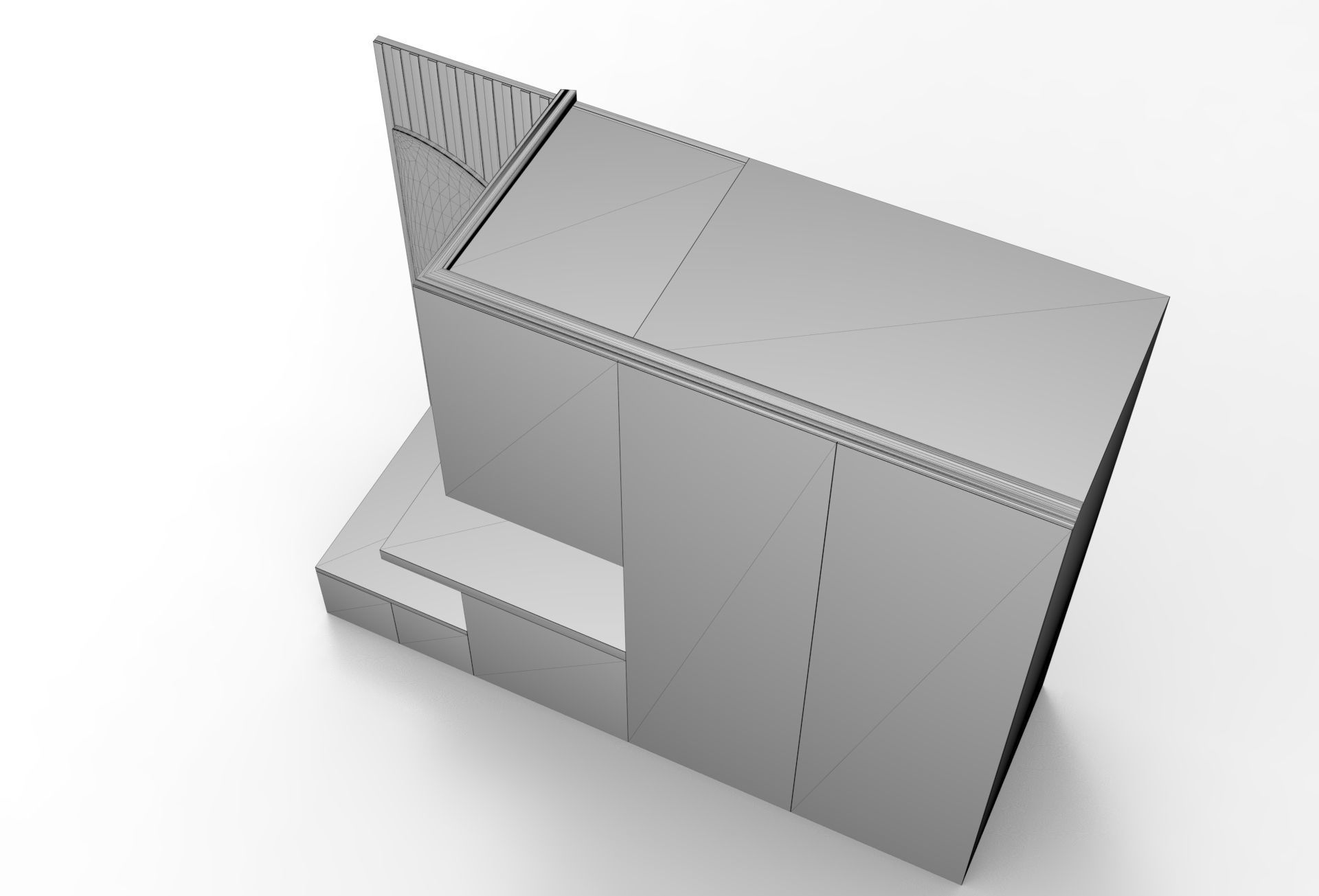 Pingu Cloakroom Low-poly 3D model_6