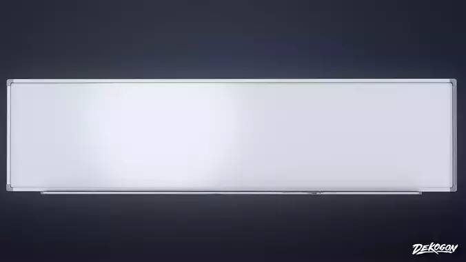 HIGH SCHOOL CLASSROOM - Whiteboard 01 - LOW POLY Low-poly 3D model HIGH SCHOOL CLASSROOM - Whiteboard 01 - LOW POLY Low-poly 3D model