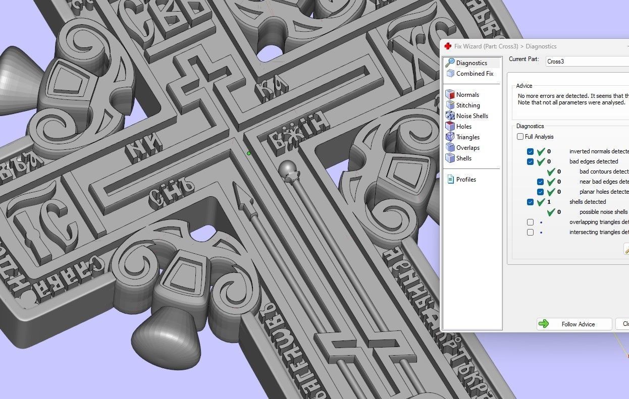 Cross 3D print model_6