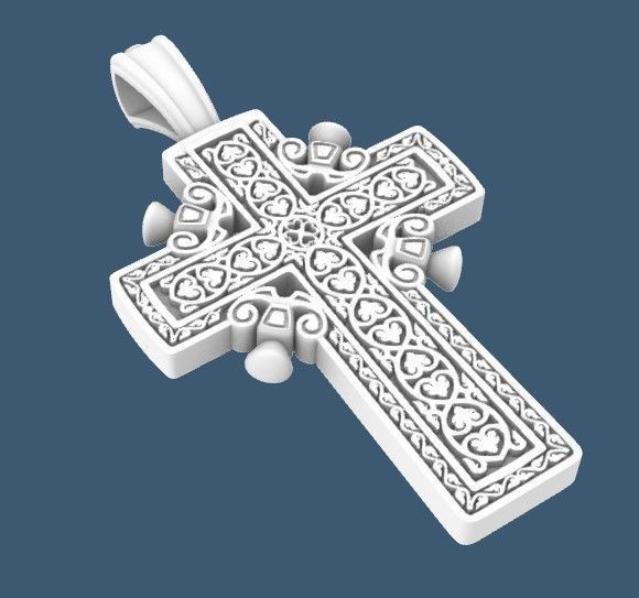 Cross 3D print model_3