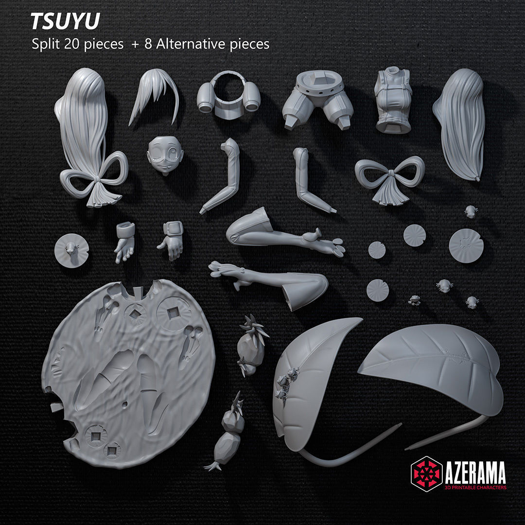 Tsuyu STL Ready for 3D Printing 3D print model_1