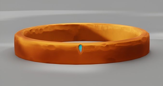 Fallen King Ring - Low Poly Stylized Asset Low-poly 3D model