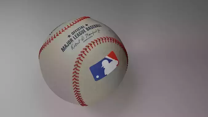 Realistic 3d baseball 