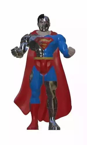 Cyborg Superman MOS Man of Steel figure  Superpowers 