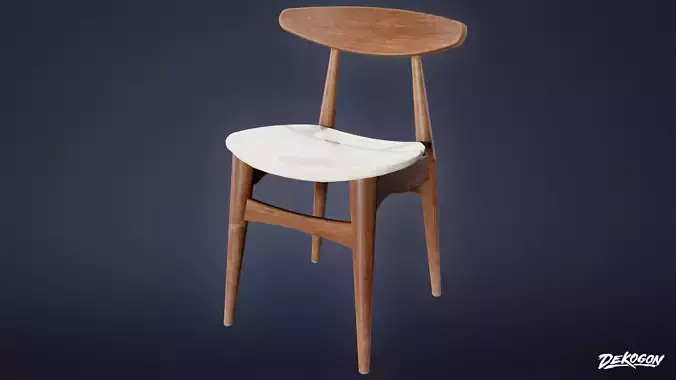 MIDCENTURY - Chair 01 - LOW POLY