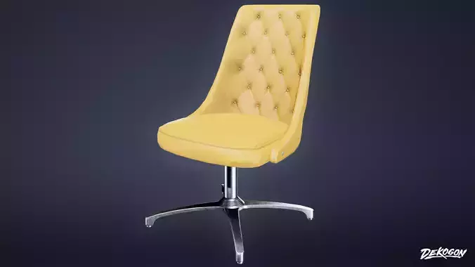 MIDCENTURY - Chair 02 - LOW POLY
