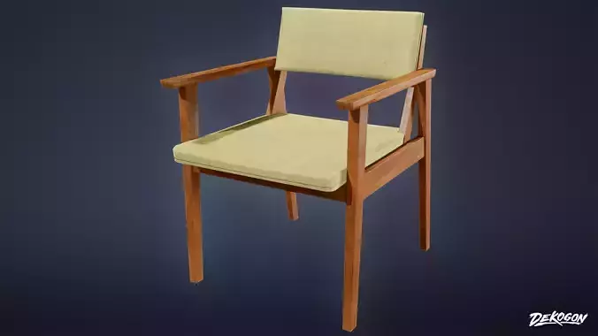 MIDCENTURY - Chair 05 - LOW POLY