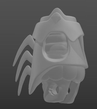 Azbats gauntlets fists mcfarlane figure Azrael Batman Knightfall 3D print model_1