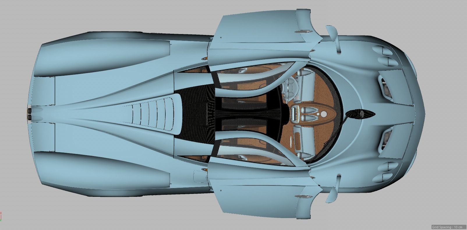 Pagani Huayra Codalunga 3D model_5