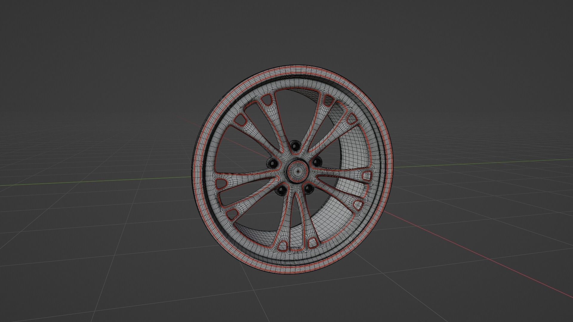 Wheel 3D model_5
