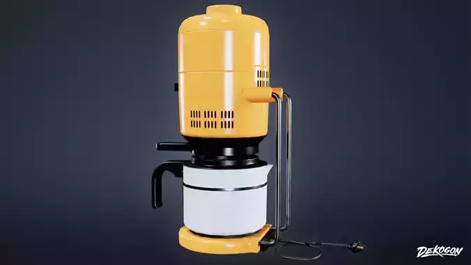MIDCENTURY - Coffee Machine 01 - LOW POLY
