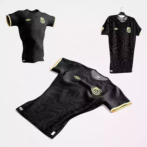 Soccer Jersey with 3 poses 