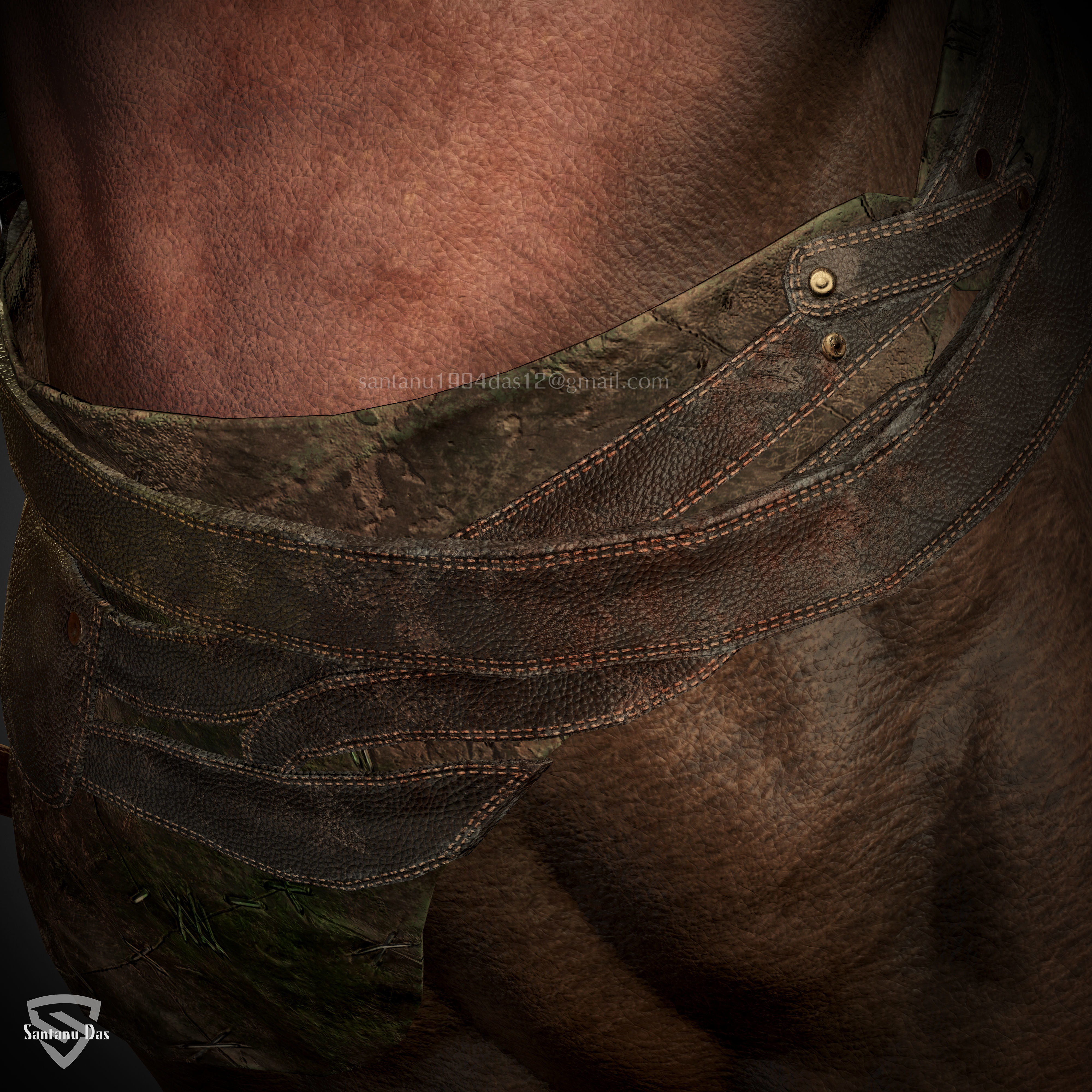 Centaur Game Model Low-poly 3D model_15