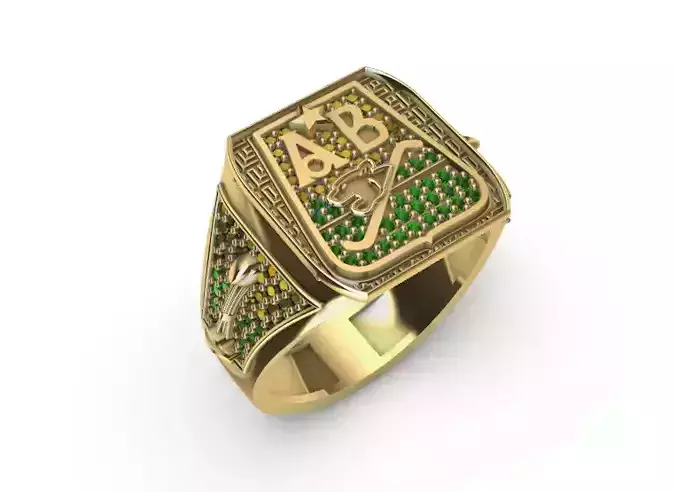 Anillo para caballero-hombre del Atletico Bucaramaga -v-  3D print model