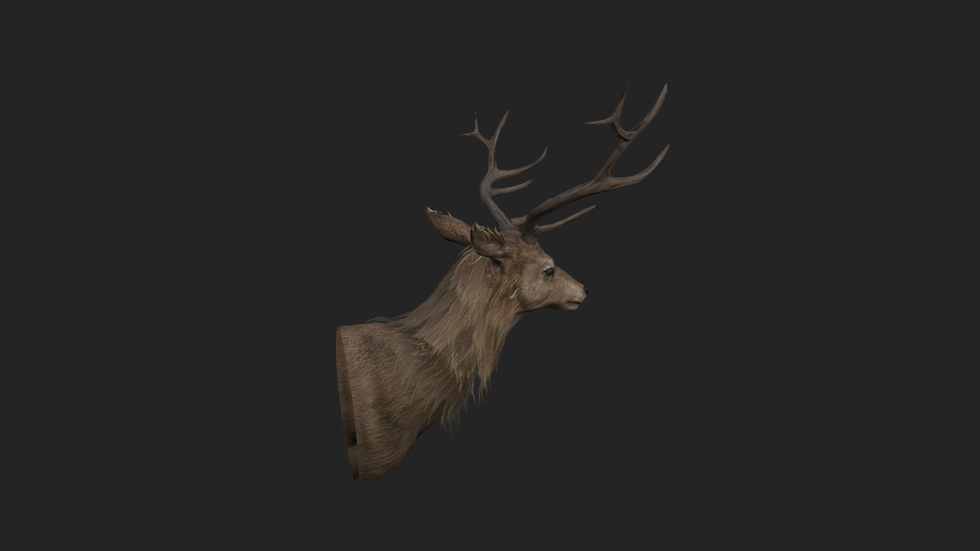 Deer 3D Model 001 Low-poly 3D model_3