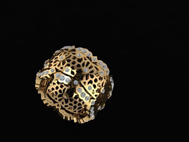 buccelati ring 3D model_3