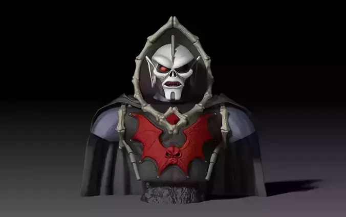 Hordak bust Motu 3D print model
