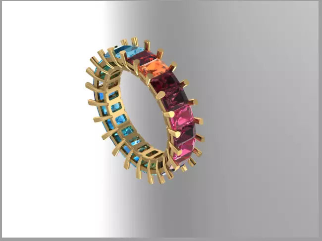 shay ring 3D model_0