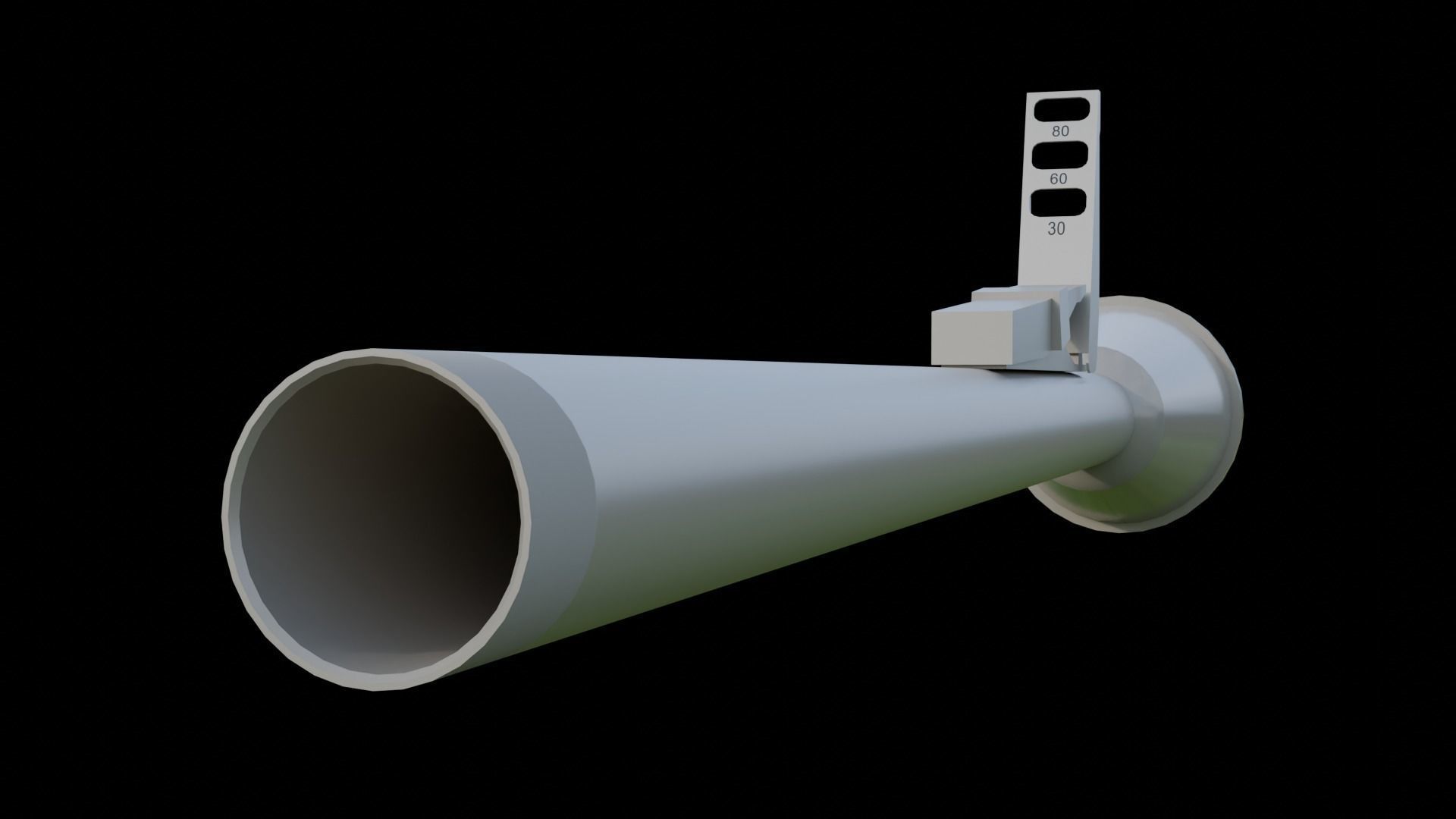 Panzerfaust 60 Low-poly 3D model_2