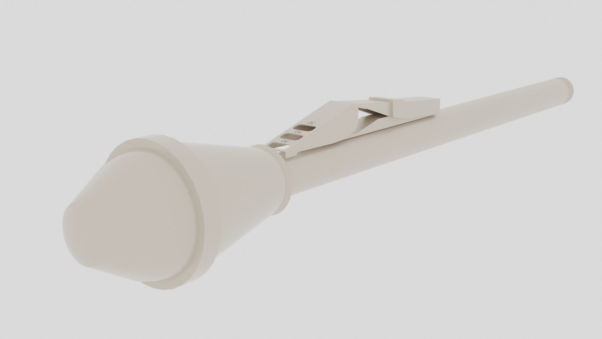 Panzerfaust 60 Low-poly 3D model_1