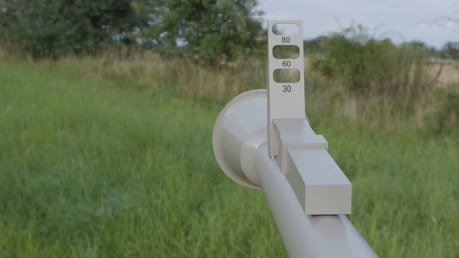 Panzerfaust 60 Low-poly 3D model_7