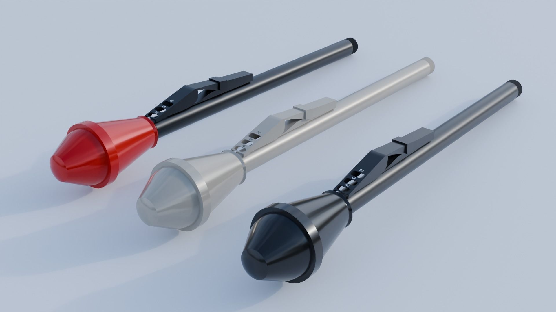 Panzerfaust 60 Low-poly 3D model_6