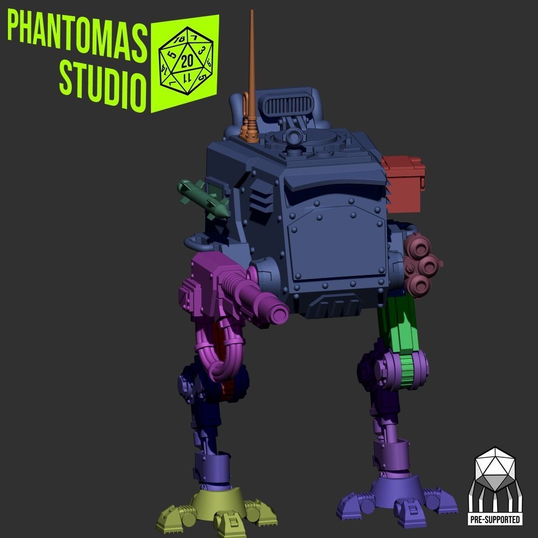 Lycan Assault Walker 3D print model_5