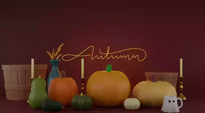 Cozy Autumn Vibes - Fall Decor Collection
