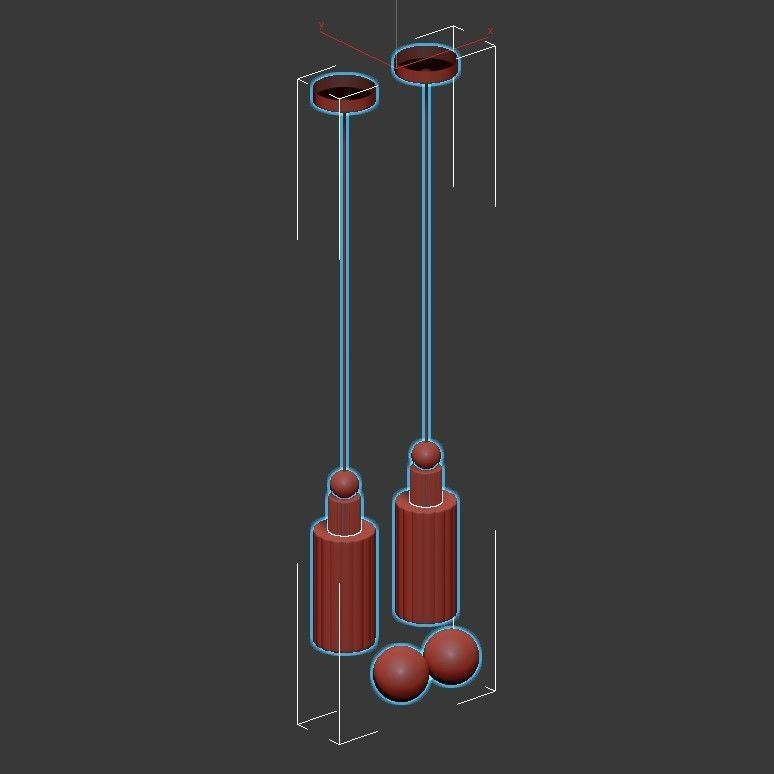 ekke pendant 3D model_3