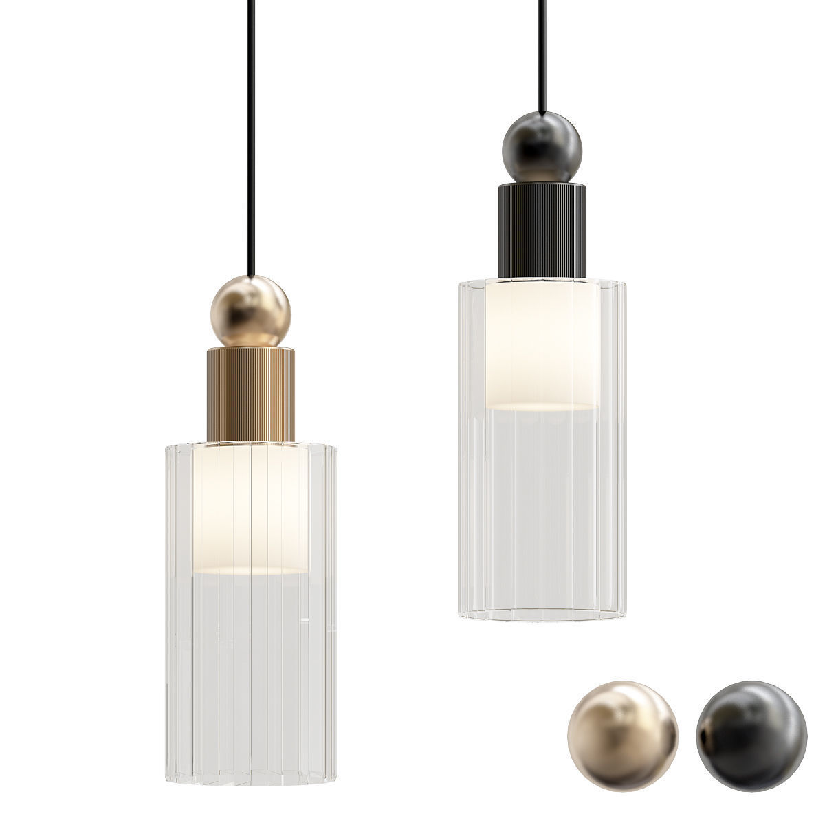 ekke pendant 3D model_1