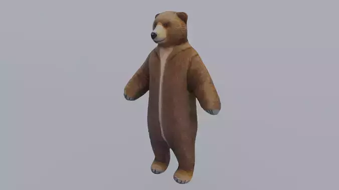 Bear Character for any seen Free 3D model