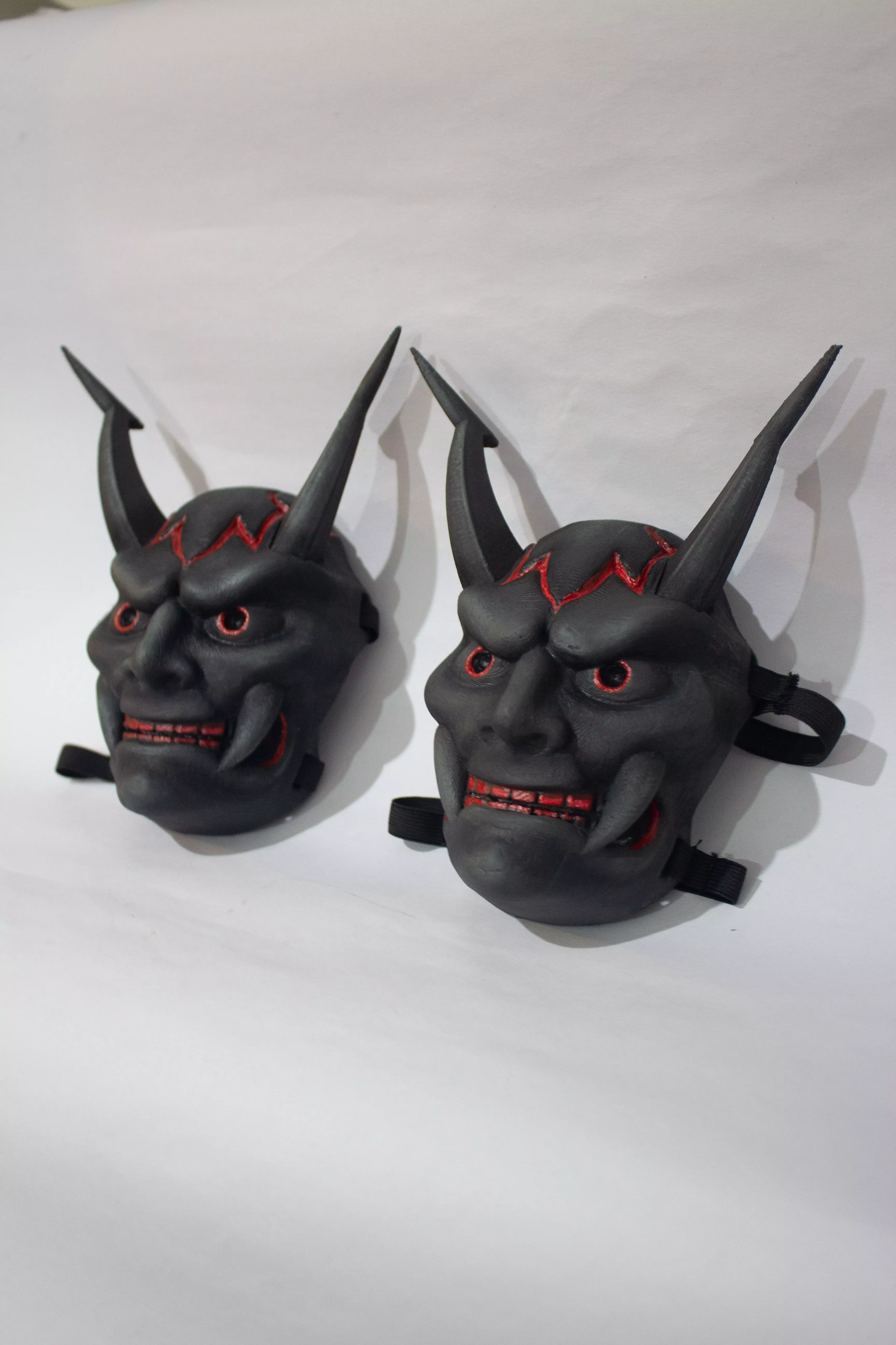 Shuten Douji horns and knee pads 3D print model