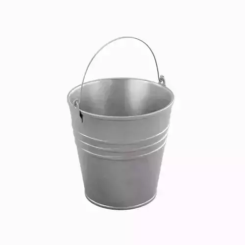 Dark Aged Steel Bucket