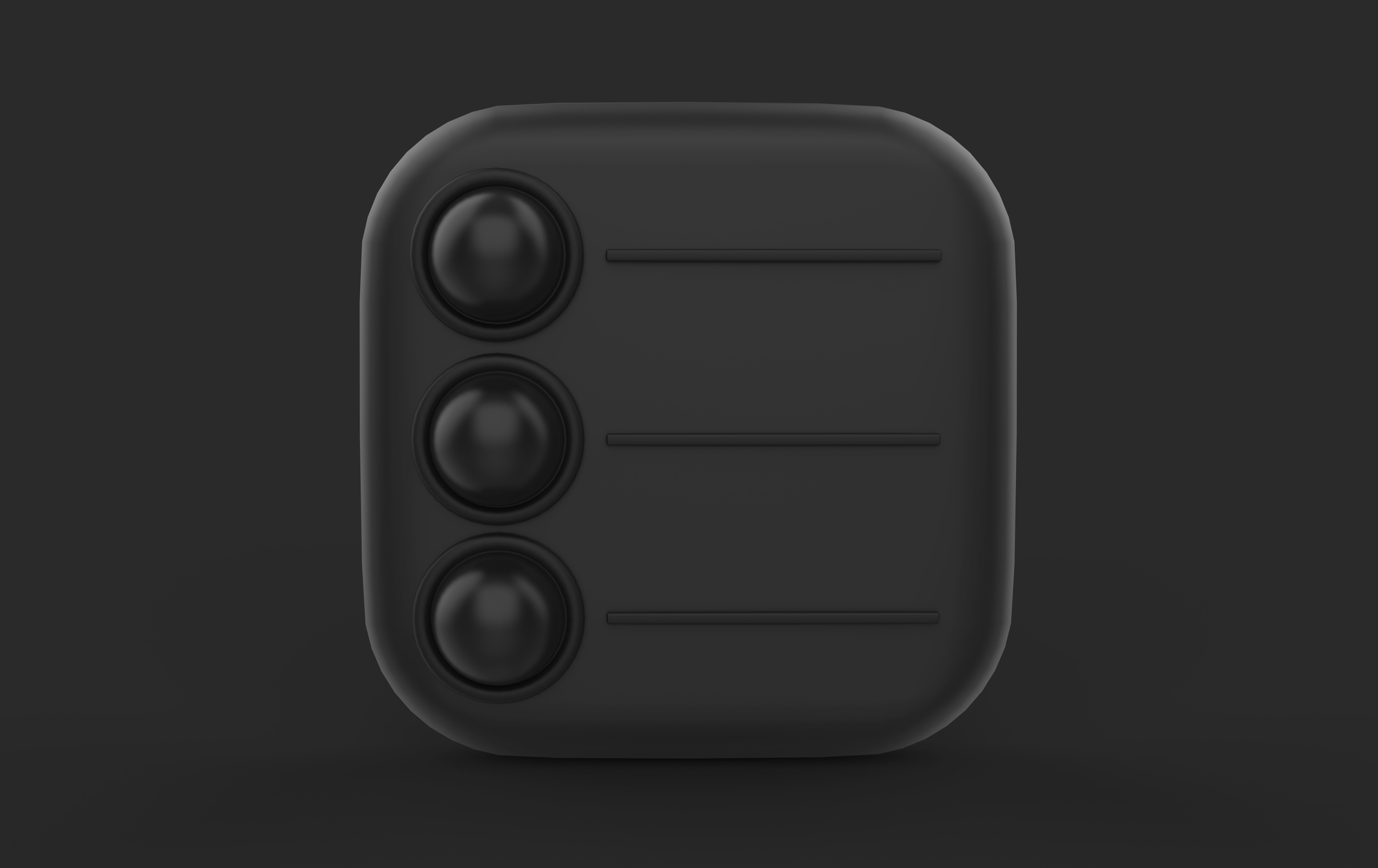 Reminders icon 3D model_0