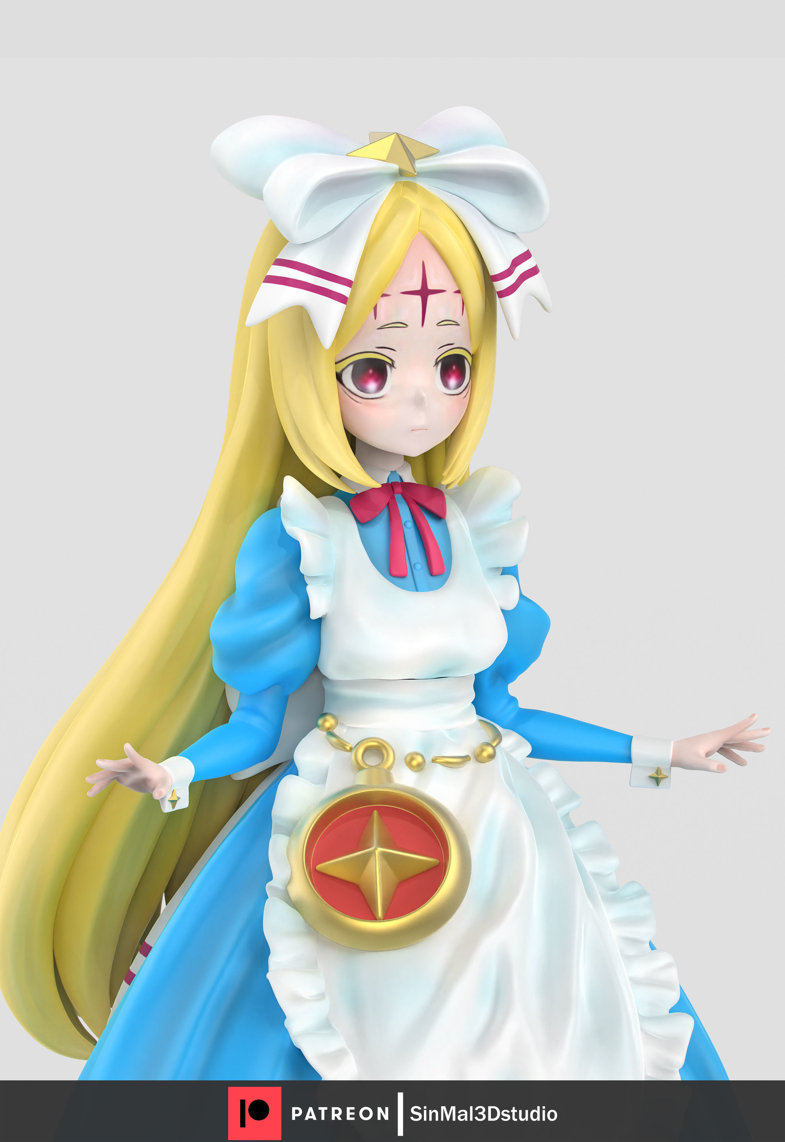 Alice - gushing over magical girls 3D print model_1
