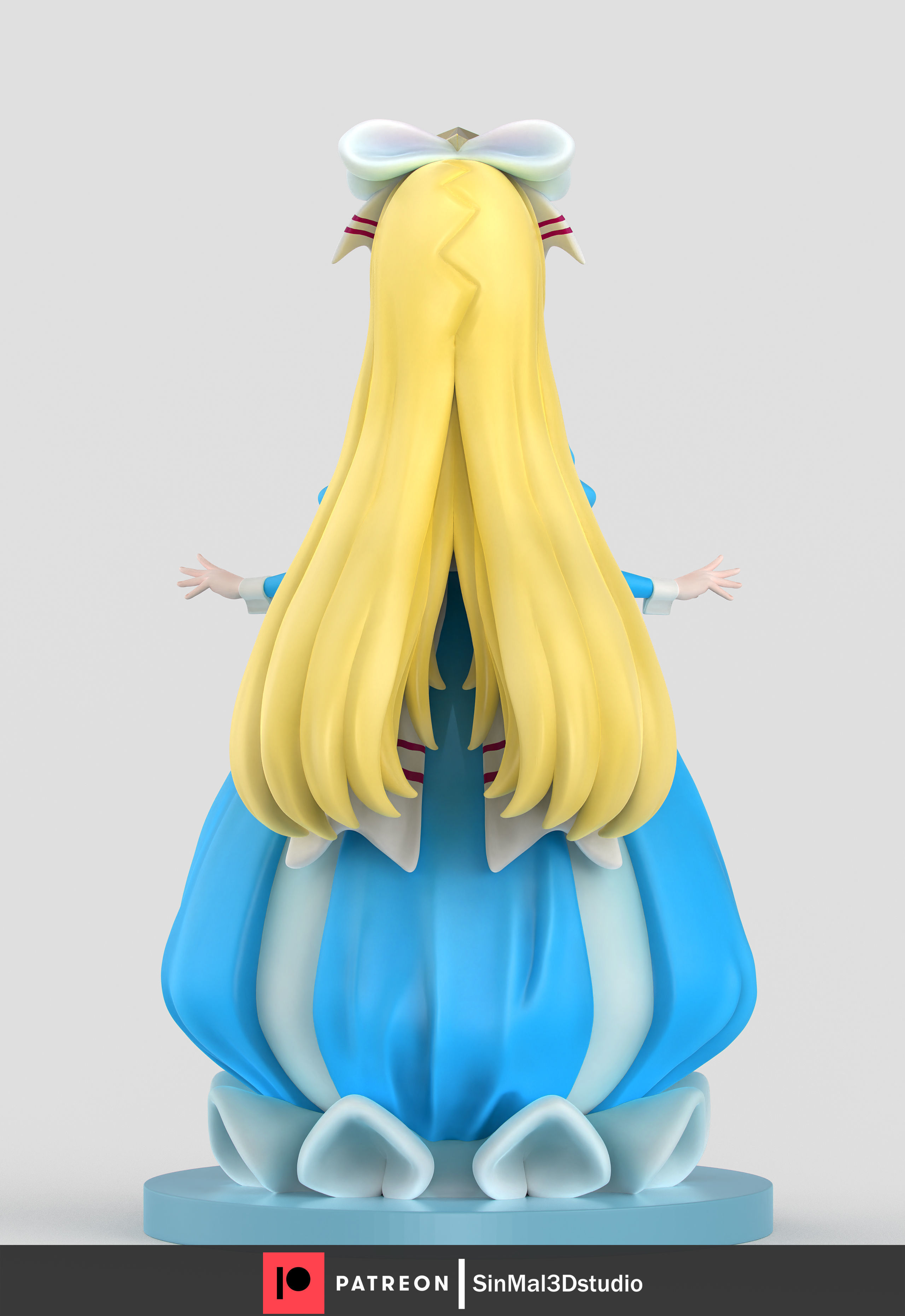 Alice - gushing over magical girls 3D print model_2