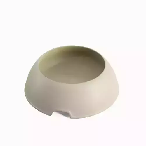 Plastic Dog Bowl A 05 Low-poly 3D model